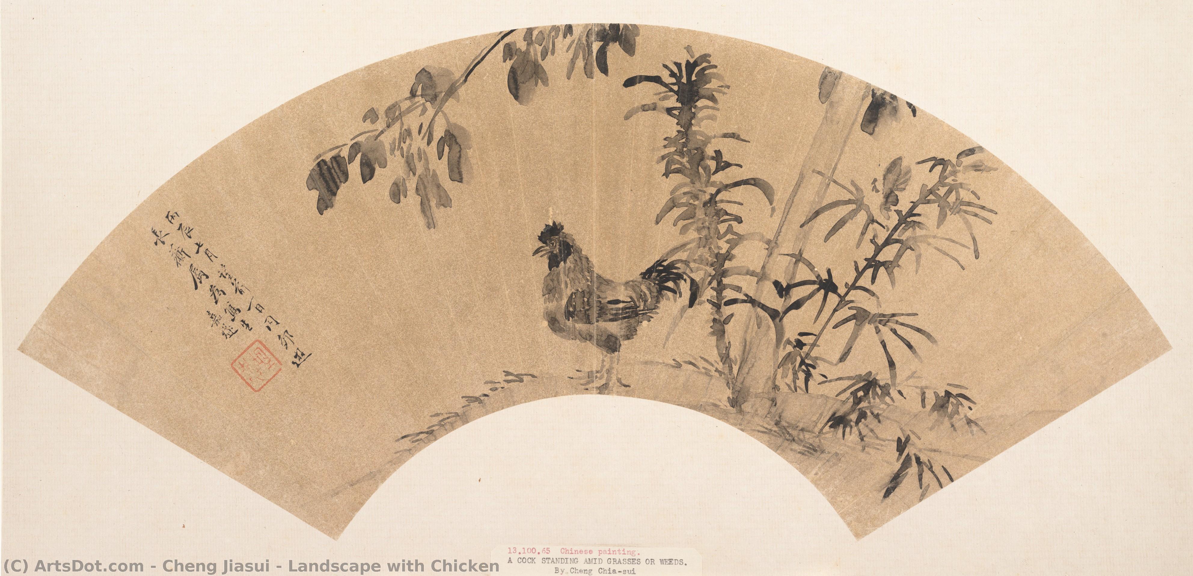 Landscape With Chicken — Cheng Jiasui