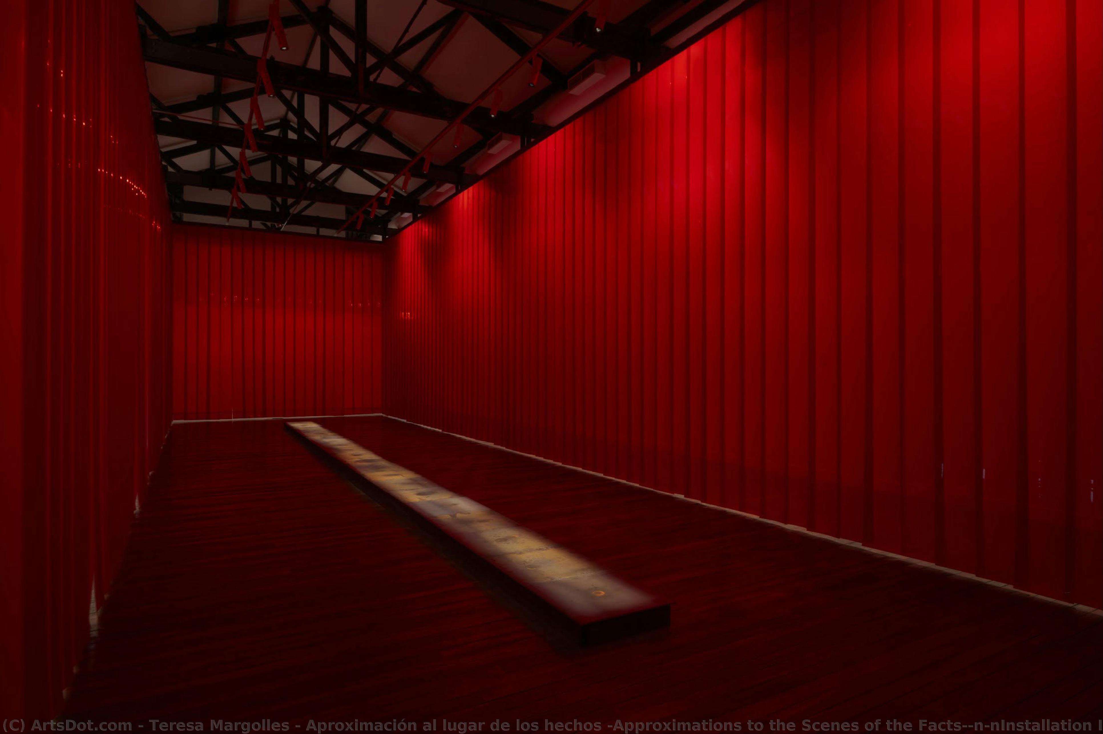 Aproximación Al Lugar De Los Hechos (approximations To The Scenes Of The Facts)\n\ninstallation Image — Teresa Margolles