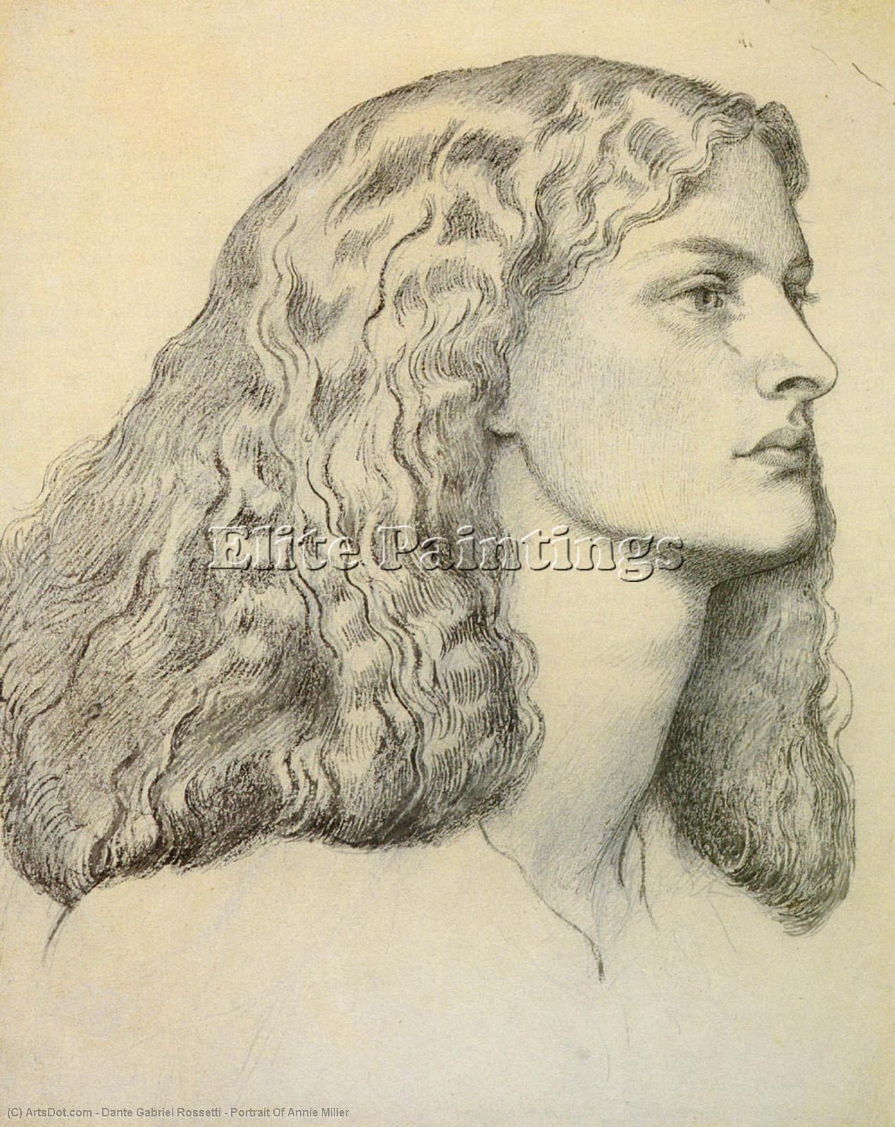 Portrait Of Annie Miller — Dante Gabriel Rossetti