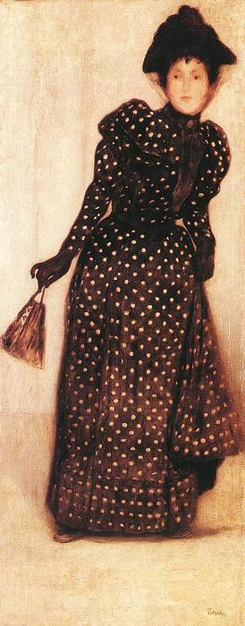 Woman Dressed In Polka Dots Robe — József Rippl-rónai