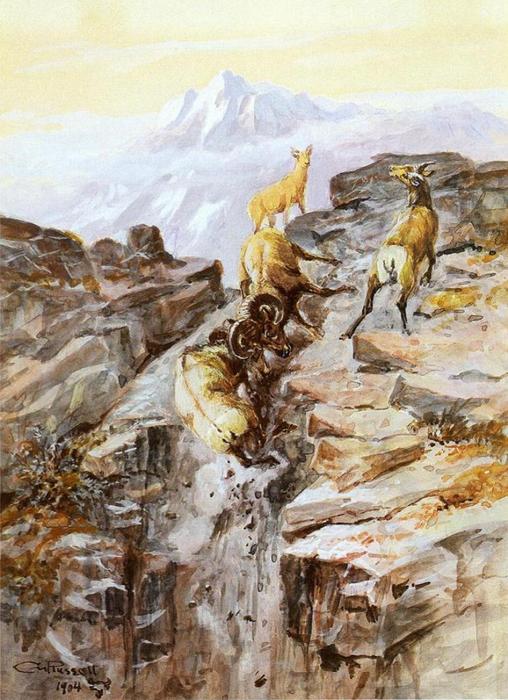 Big Horn Sheep — Charles Marion Russell