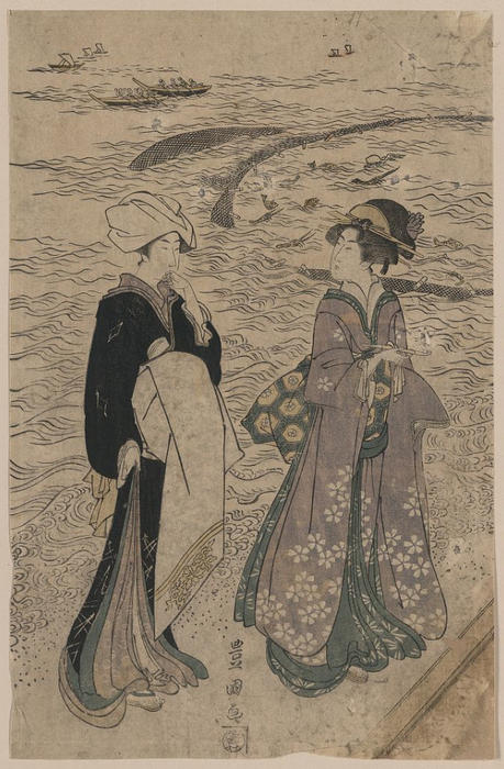 Fishing Net — Utagawa Toyokuni