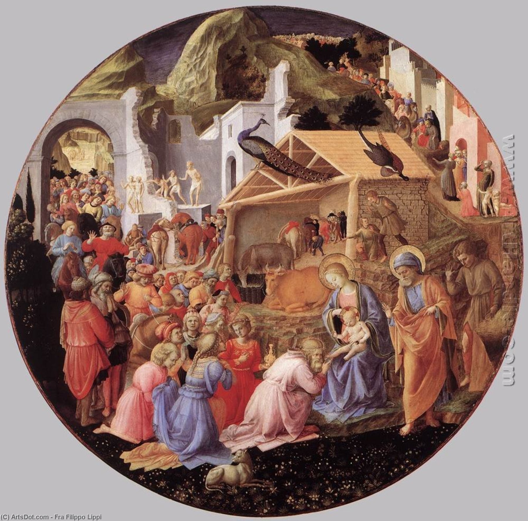 Adoration Of The Magi — Filippo Di Tommaso Lippi