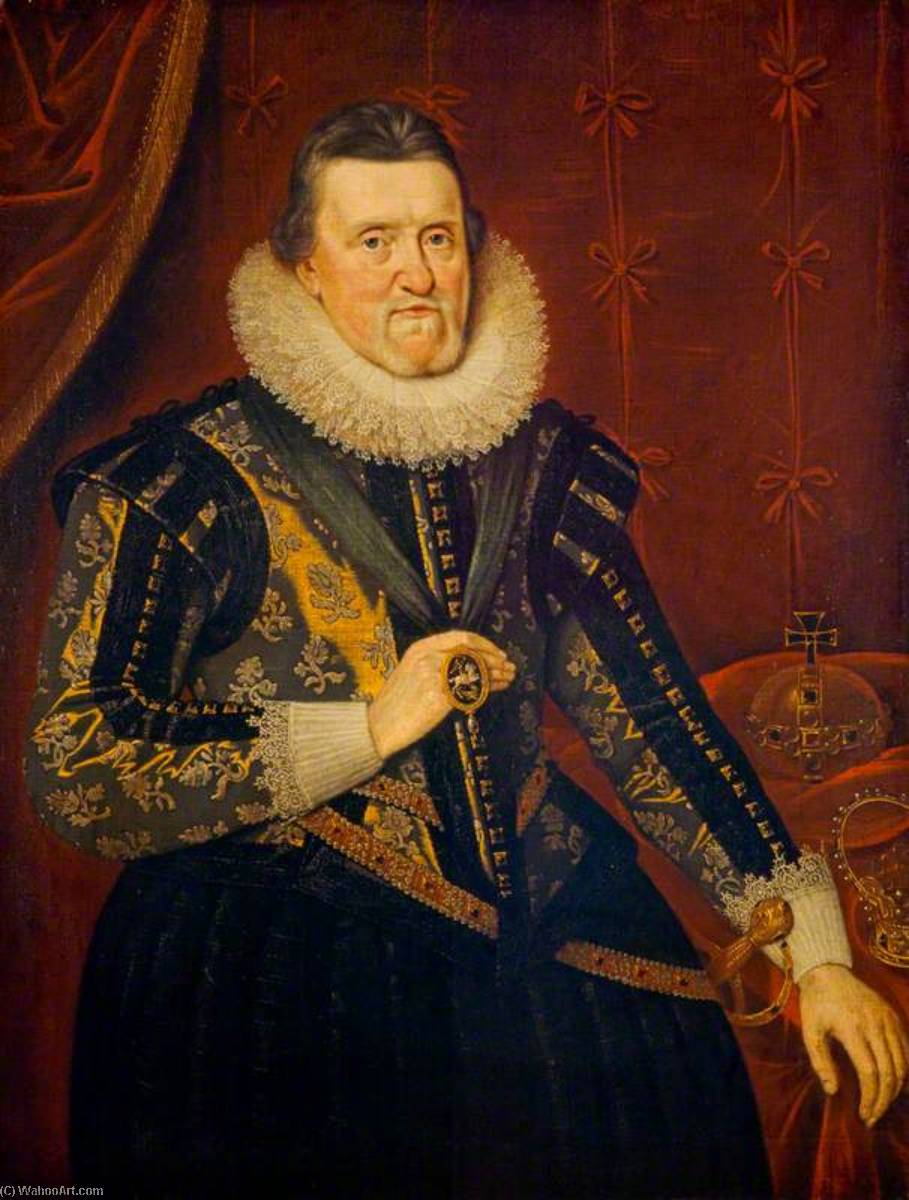 James Vi And I (1566–1625), King Of Scotland (1567–1625), King Of England And Ireland (1603–1625) — Adam De Colone