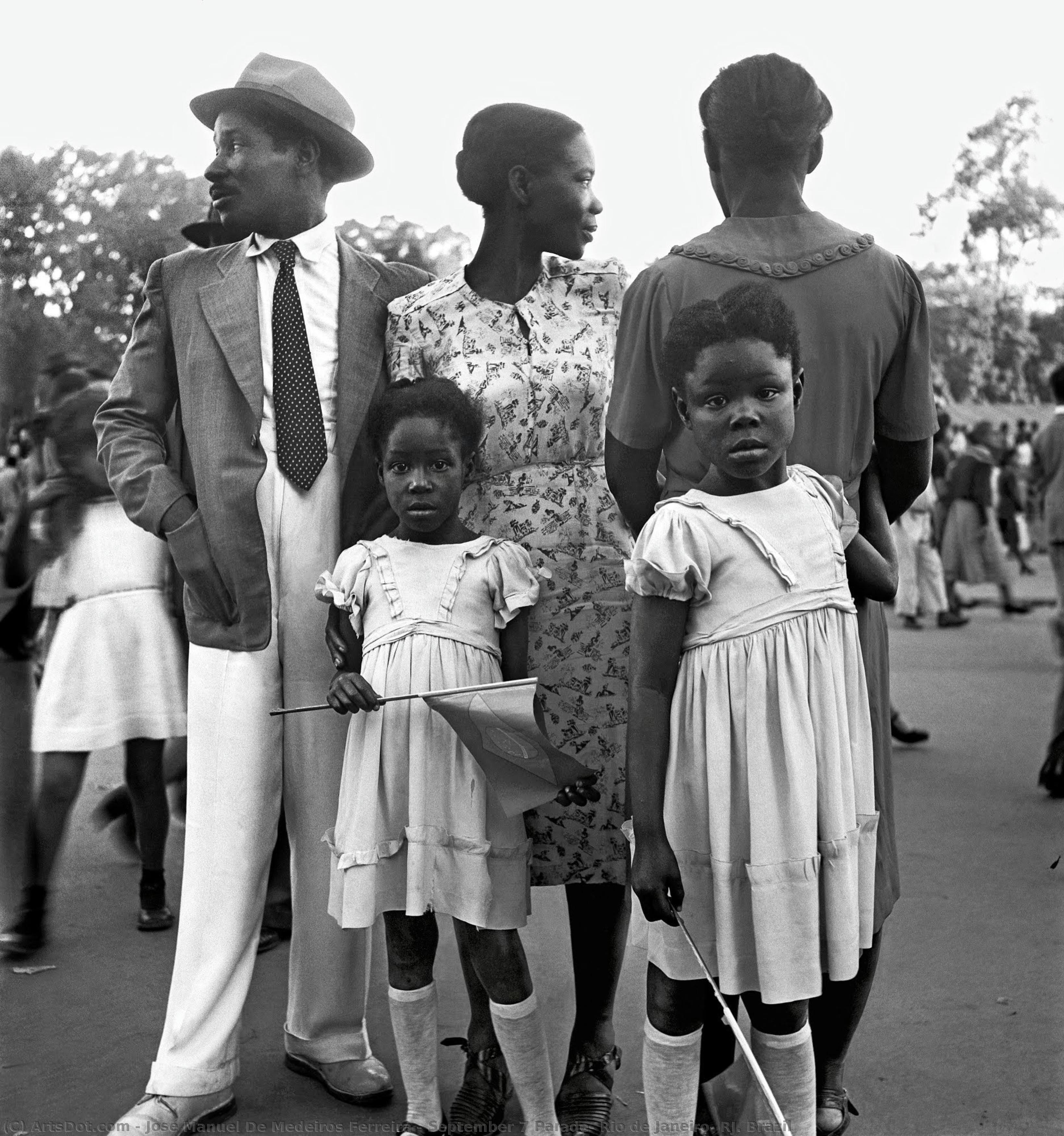 Der Vii. Juli-parade Rio De Janeiro, Rj. Brasilien — José Manuel De Medeiros Ferreira