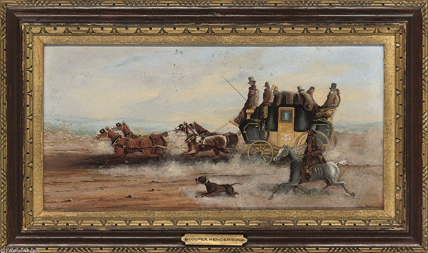 A Coach And Four On A Country Road; And A Coach With Outrider — Charles Cooper Henderson