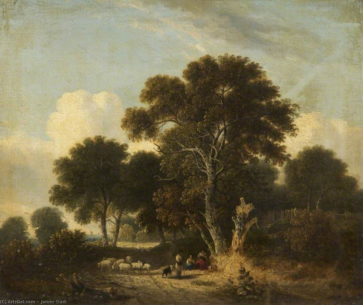 Landscape With Sheep — Džejms Stark