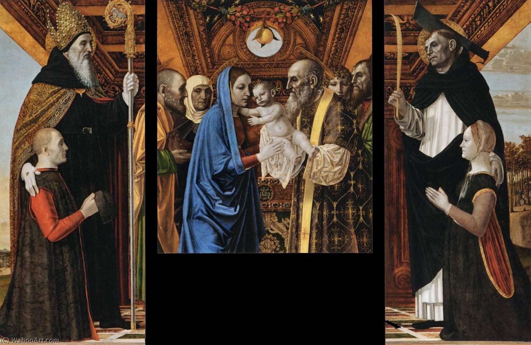Polyptych — Ambrogio Da Fossano (ambrogio Bergognone)
