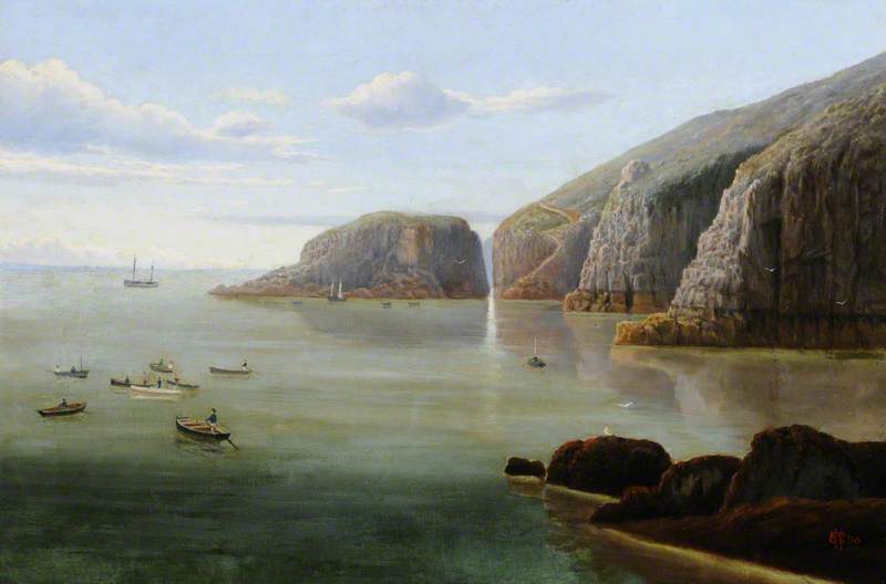 Les Laches, From The Pier Head, Sark — Charles Hugh Cook Wells