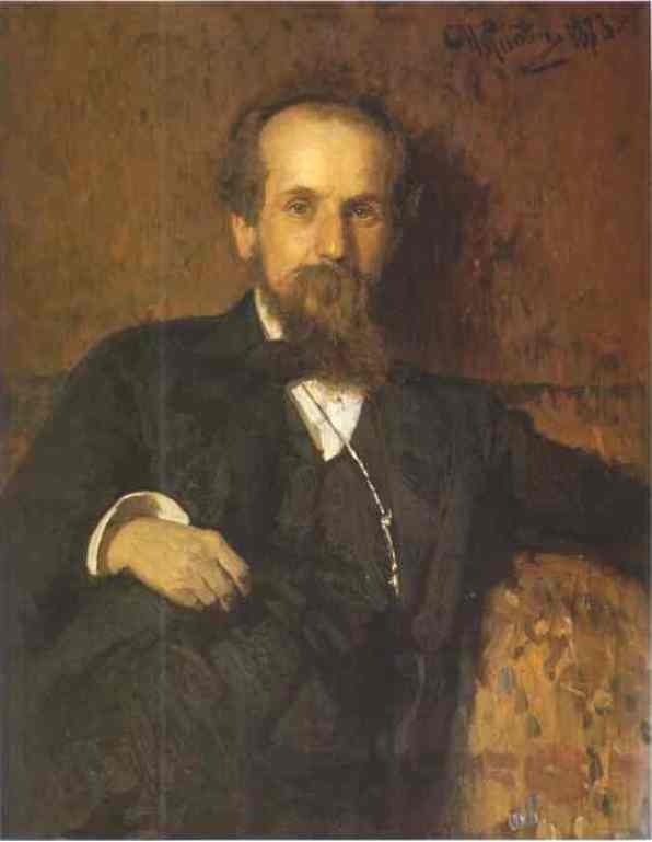 Portrait Of The Artist Pavel Tchistyakov — Ilja Jewgenjewitsch Repin