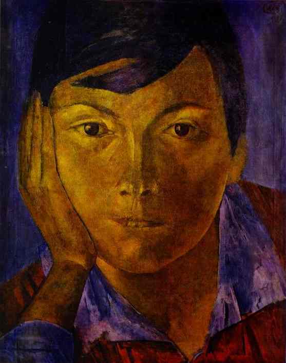 Portrait Of A Woman — Kuzma Petrov-vodkin