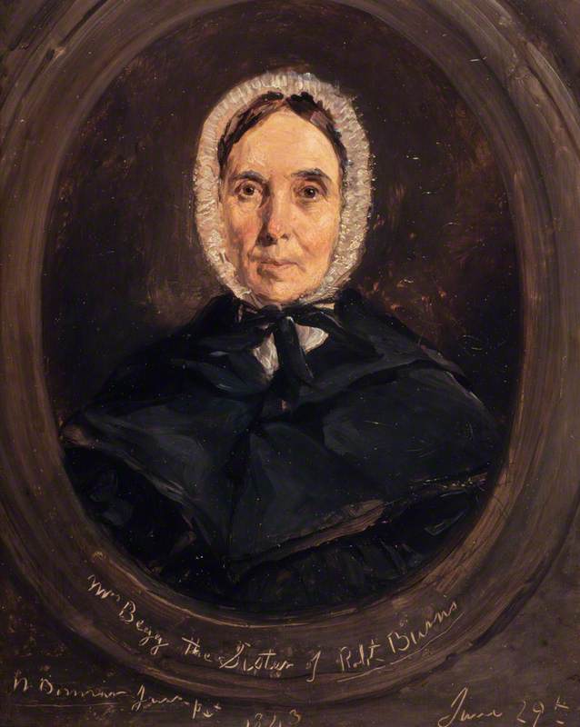 Isabella Burns (1771–1858), Mrs John Begg, Youngest Sister Of Robert Burns — William Bonnar