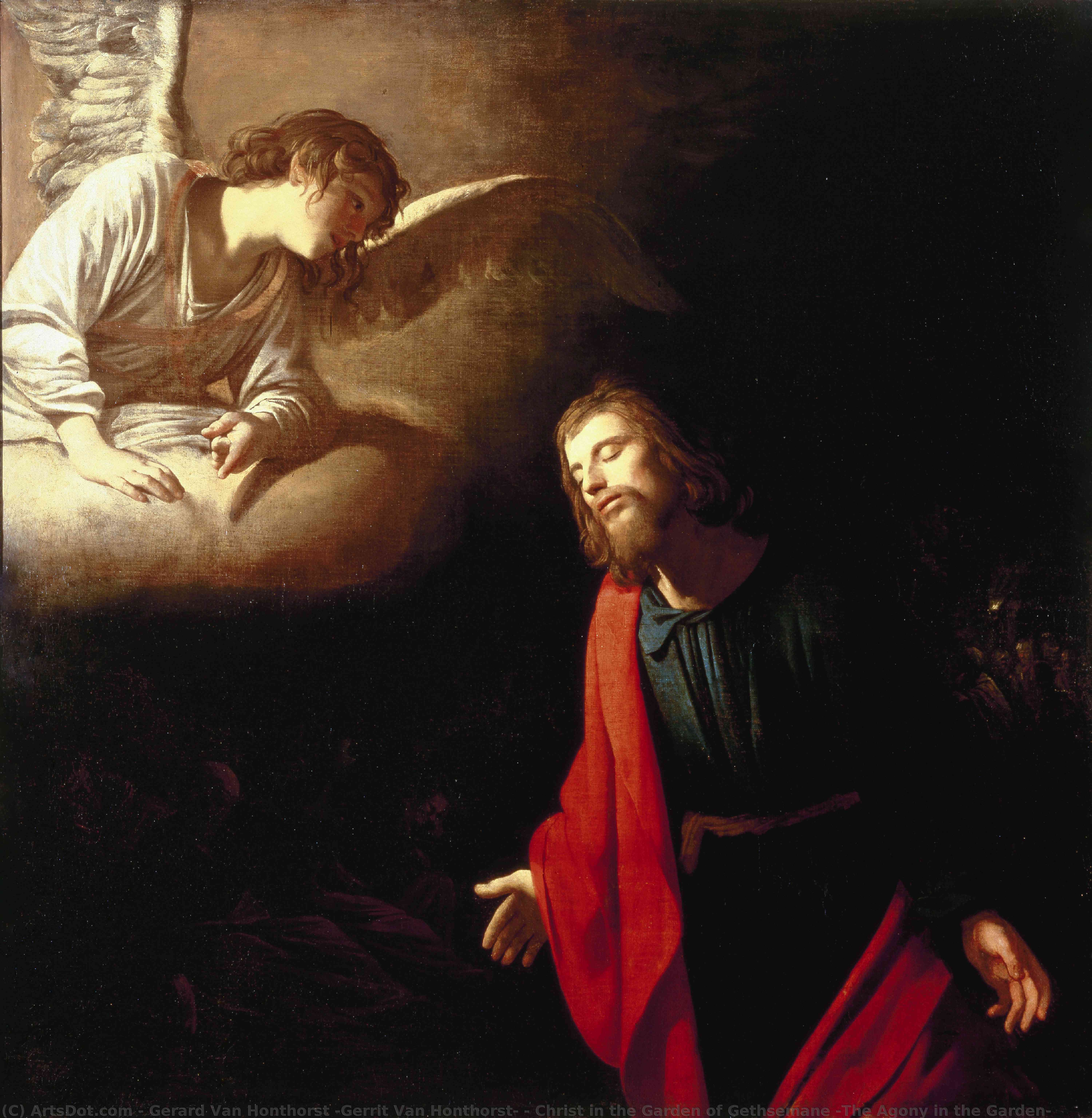 Christus Im Garten Gethsemane (die Agonie Im Garten) — Gerard Van Honthorst
