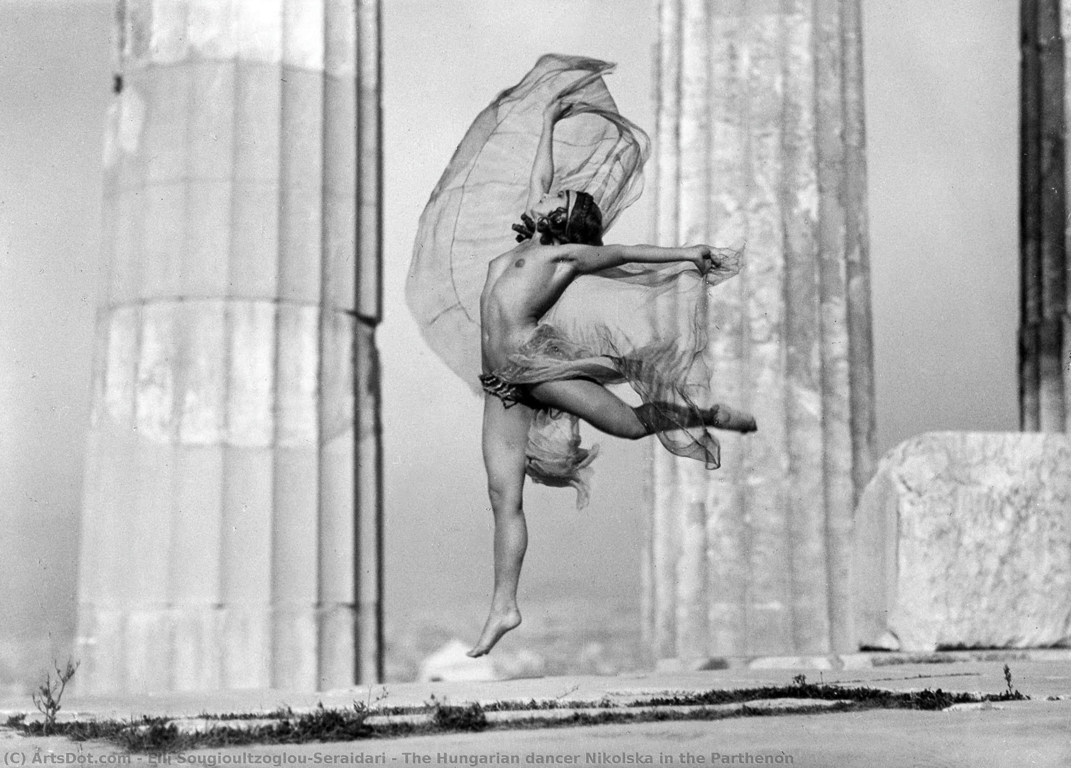 The Hungarian Dancer Nikolska In The Parthenon — Elli Seraidari