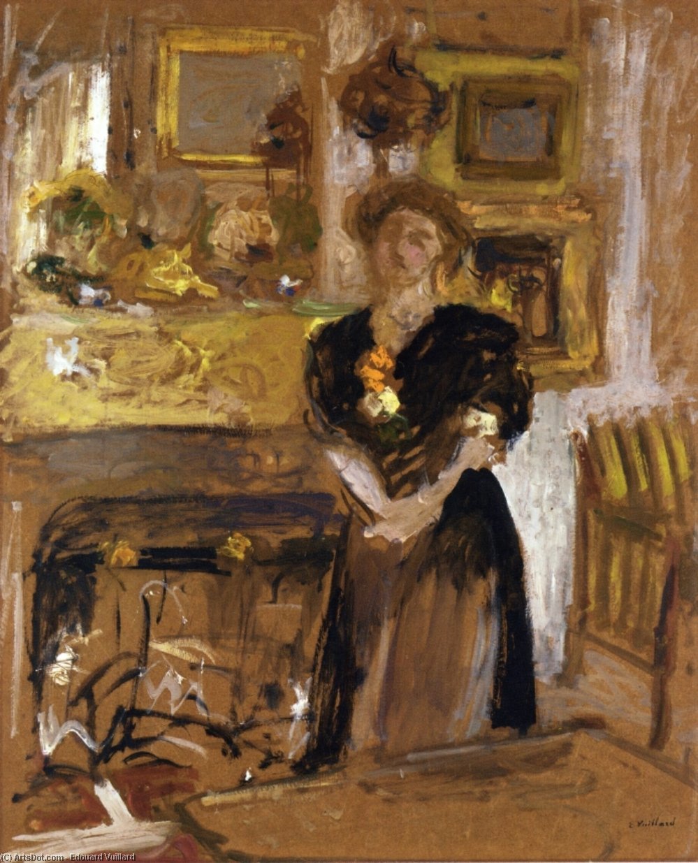 Portrait Of Madame Marie Des Jardins Fontaine — Jean-édouard Vuillard