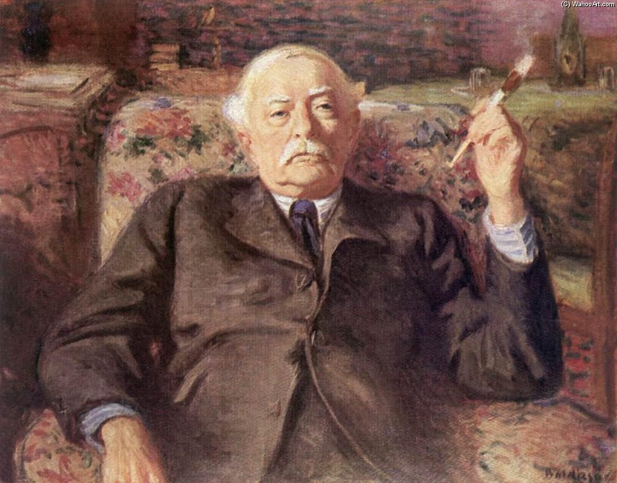 Portrait Of Béla Iványi Grünwald — Istvan Boldizsar