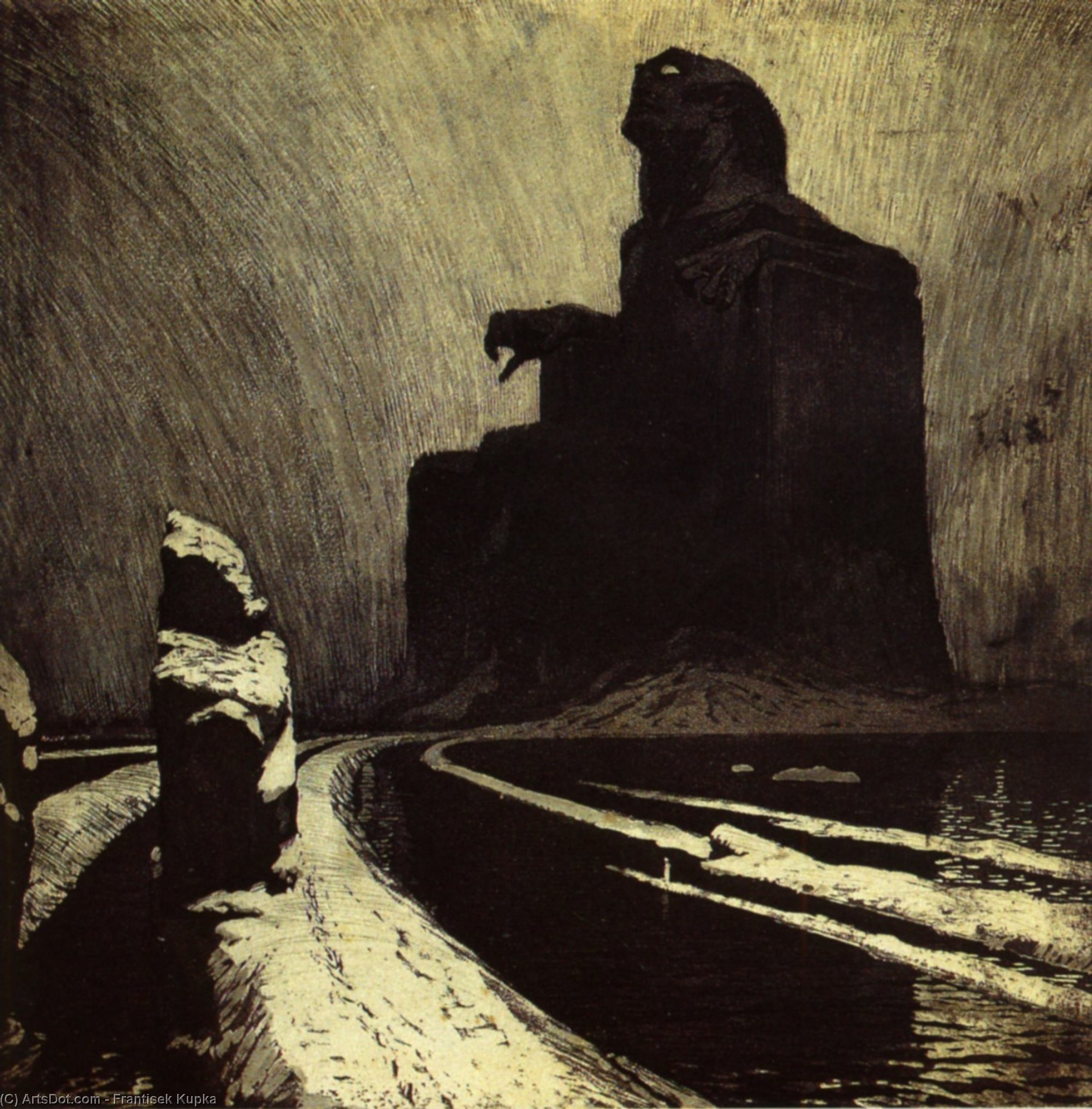 The Black Idol (resistance) — František Kupka