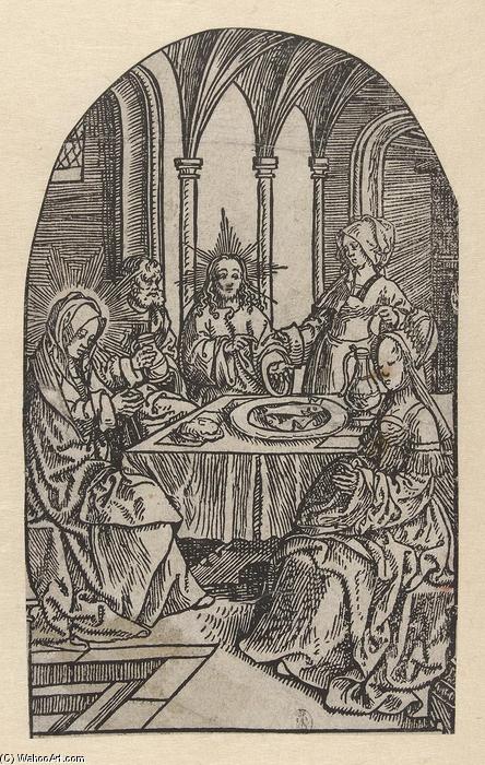 Christ With Mary And Martha — Jacob Cornelisz Van Oostsanen
