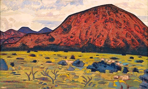 Red Mountain. Santa Fe. — Nikolai Konstantinowitsch Roerich