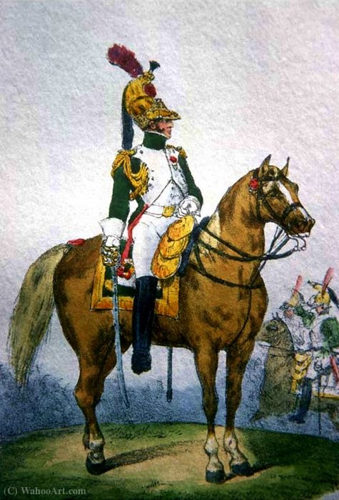 Dragons Officer Of The Imperial Guard In Full Dress. — Antoine Charles Horace Vernet Aka Carle Vernet