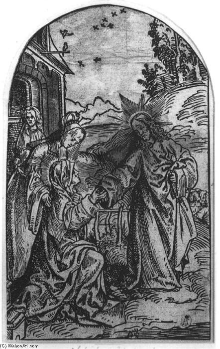 Christ Taking Leave Of His Mother — ヤコブ・コルネリス・ファン・オーストサネ