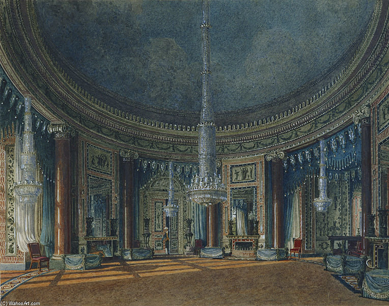 Carlton House, Circular Room — Чарльз Уайлд