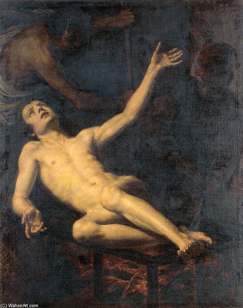 The Martyrdom Of Saint Lawrence — Jacopo Vignali