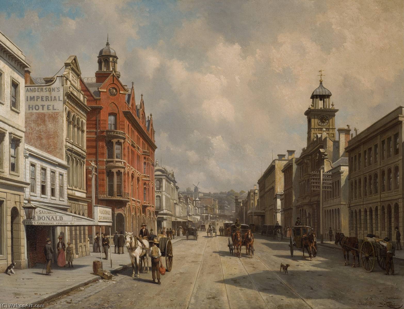 Queen Street, Auckland — Jacques François Carabain