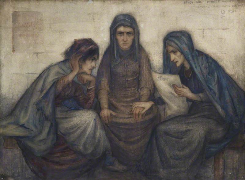 Dundee Women Reading The War News — Stewart Carmichael