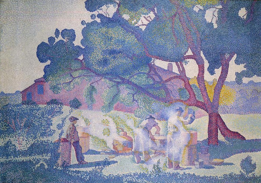 The Farm, Morning — Henri Edmond Cross