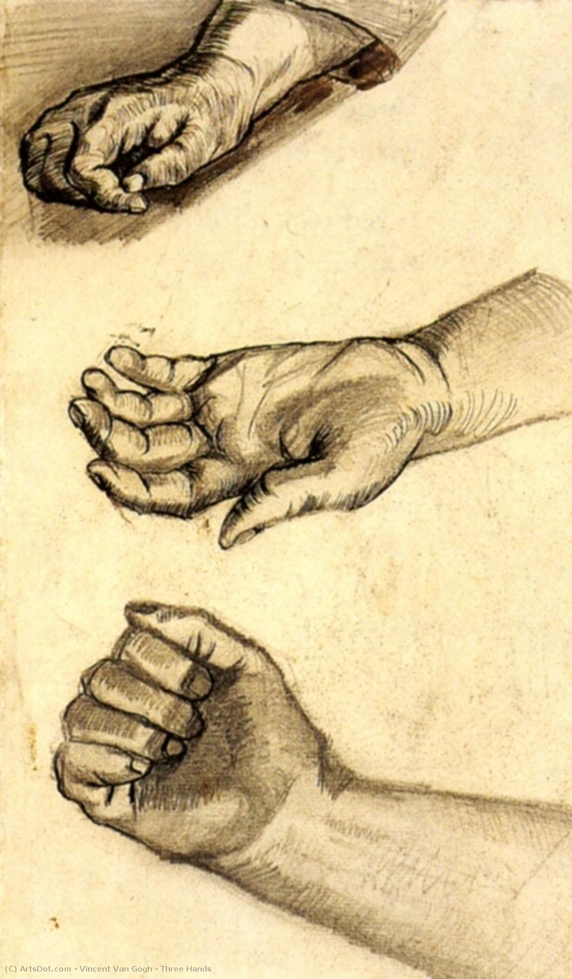 Three Hands — Vincent Willem Van Gogh