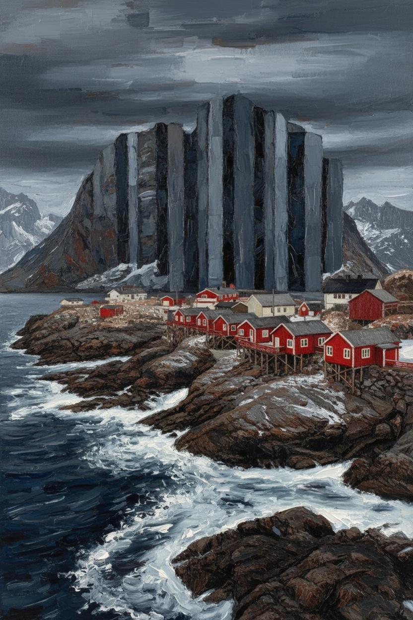 Crimson Resilience: Monoliths Of The Subarctic — Jacques Villedieu