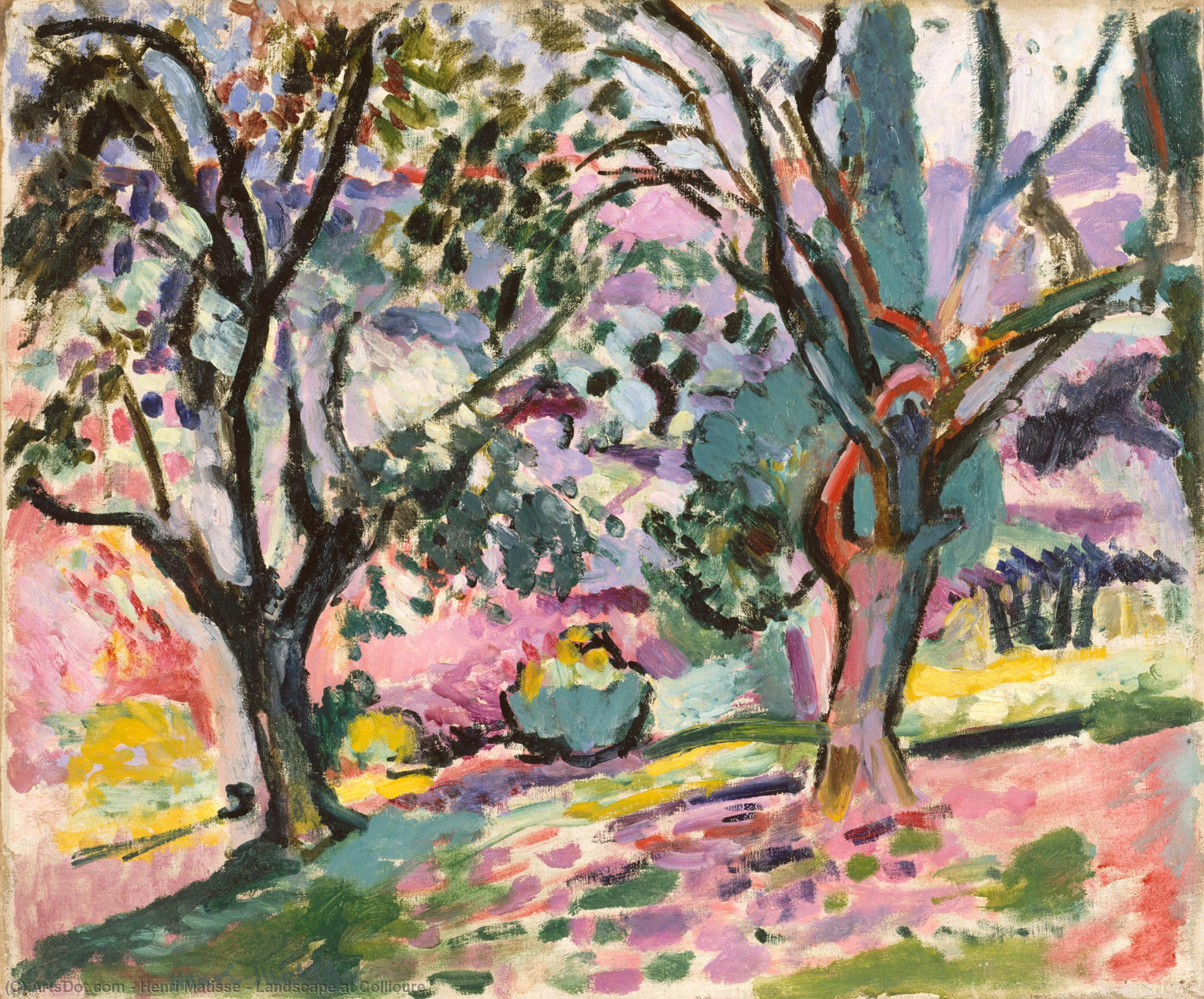Landschaft Bei Collioure — Henri Matisse