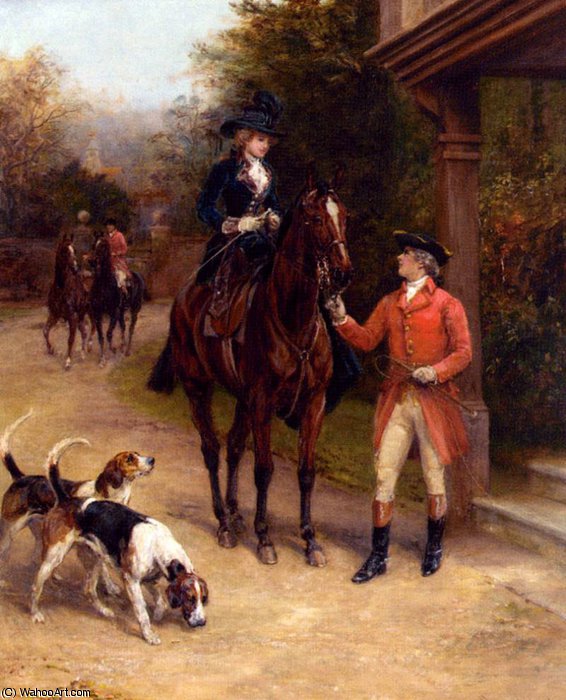A Hunting Morn — Heywood Hardy