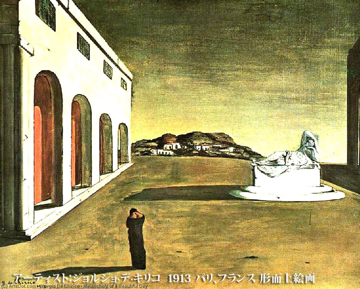 Melancholy Of A Beautiful Day — Giorgio De Chirico