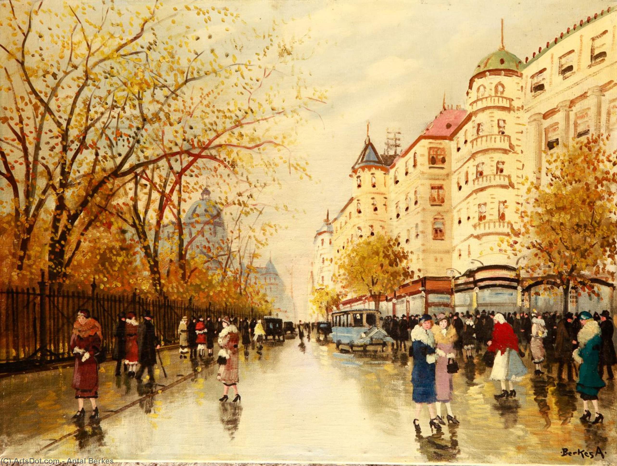 Street Scene - — Antal Berkes