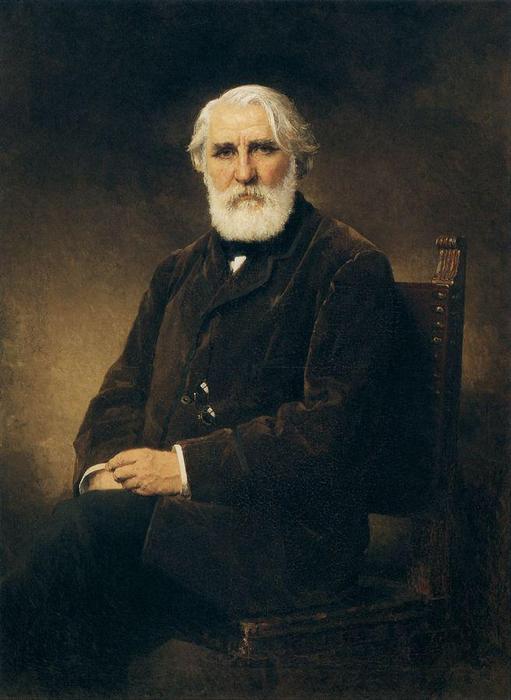 Portrait Of Writer Ivan Turgenev — Alexei Alexeievich Harlamov