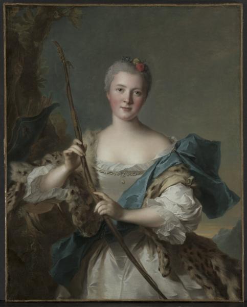Portrait Of A Woman As Diana — Marc Nattier