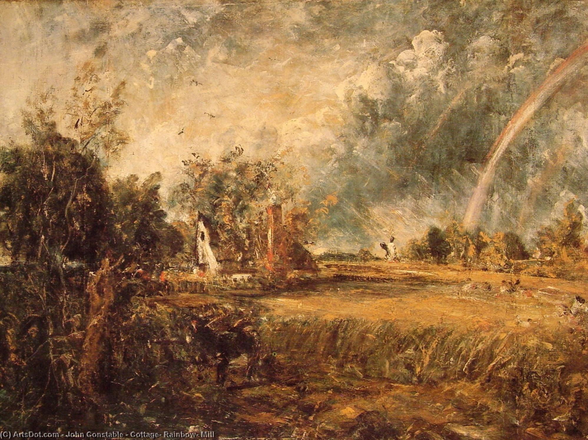 Cottage, Rainbow, Mill — Джон Констебл