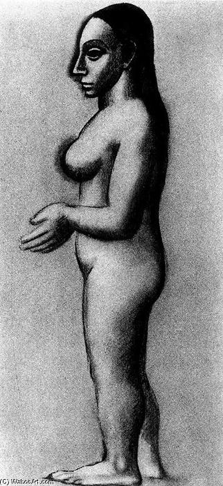 Female Nude In Profile — Pablo Picasso