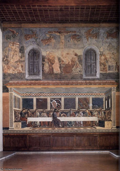 Last Supper And Stories Of Christ's Passion — Andrea Del Castagno
