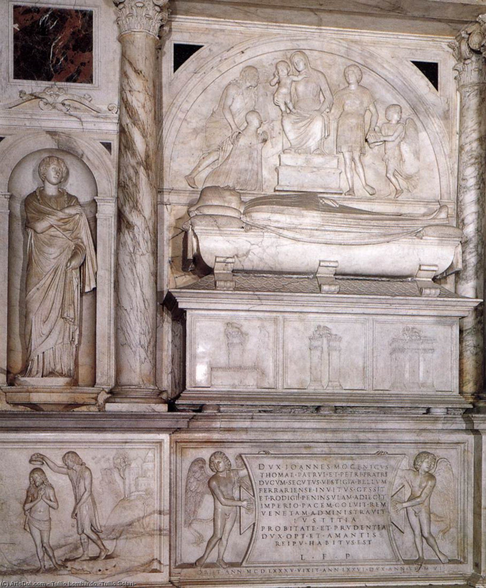 Monument To Doge Giovanni Mocenigo (detail) — Tullio Lombardo (tullio Solari)