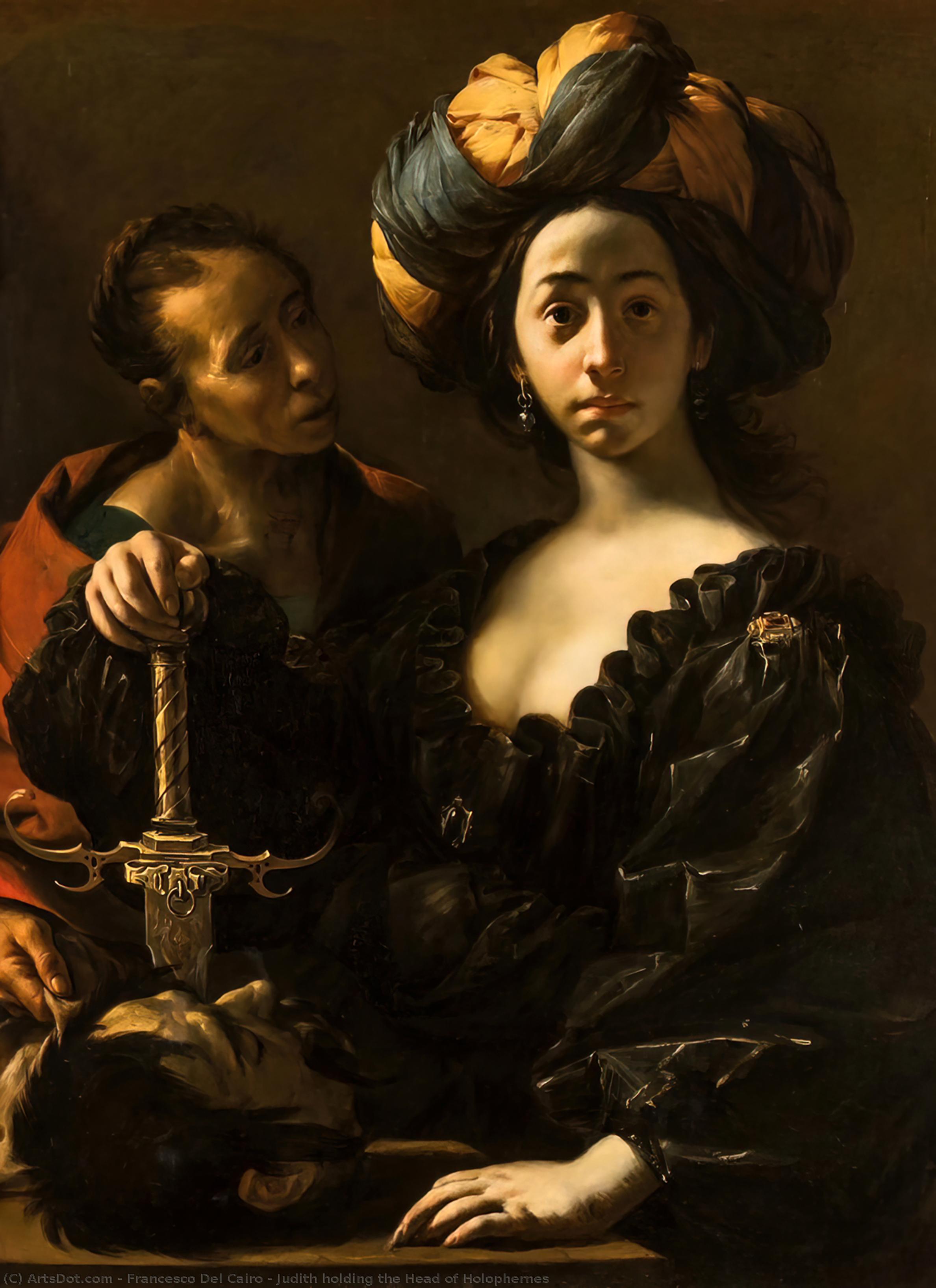 Judith Holding The Head Of Holophernes — Francesco Del Cairo