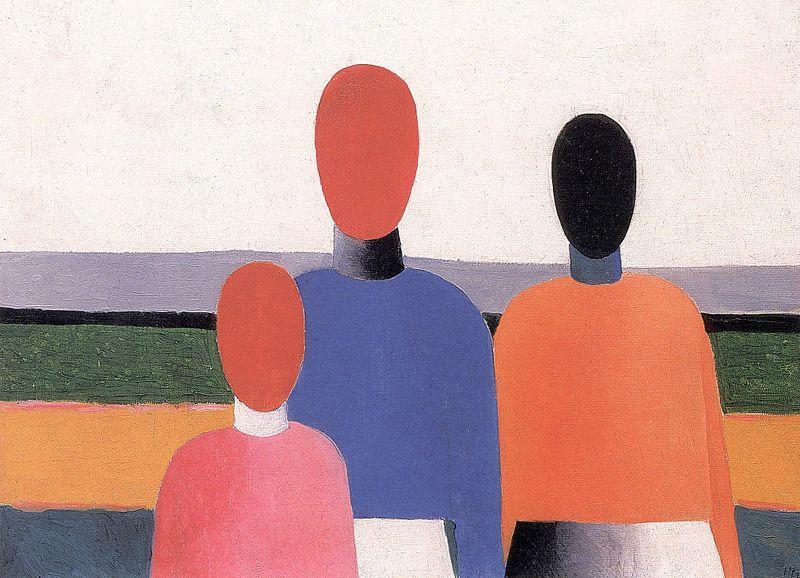 Three Woman Figures — Kazimir Malevich
