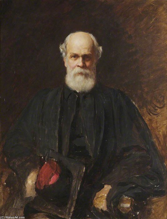 Study Of The Revd Robert Harvey Charsley — Sir Hubert Von Herkomer