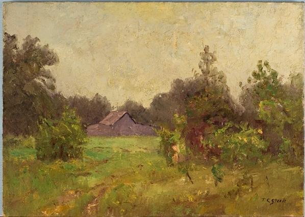 Barn Near The Steele Home — Theodore Clement Steele