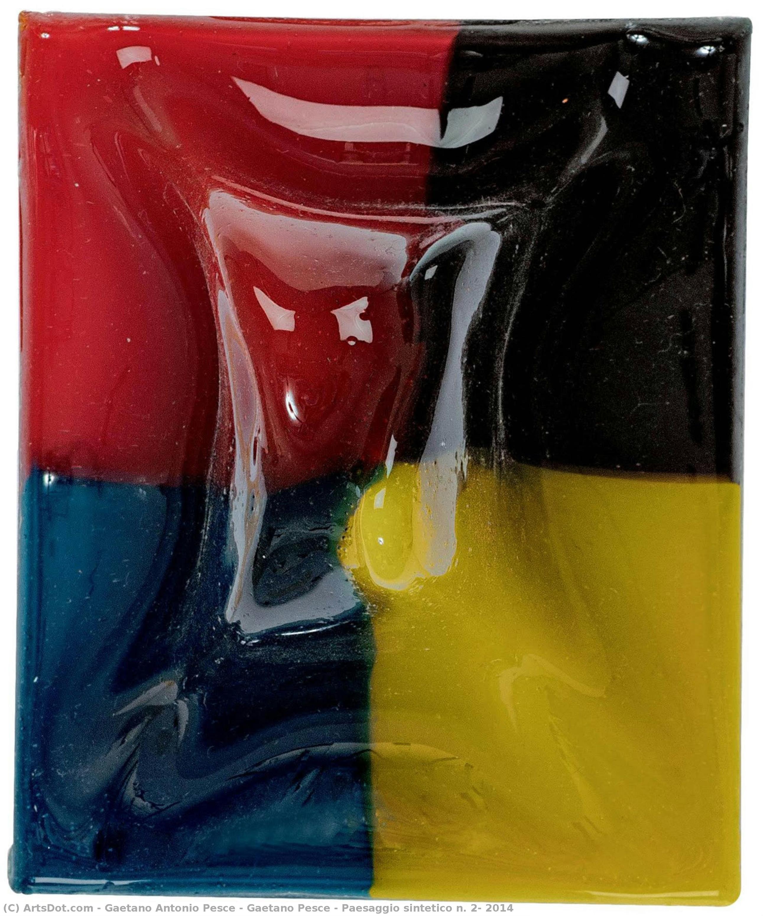 Gaetano Pesce - Paesaggio Sintetico N. 2, 2014 — Gaetano Antonio Pesce