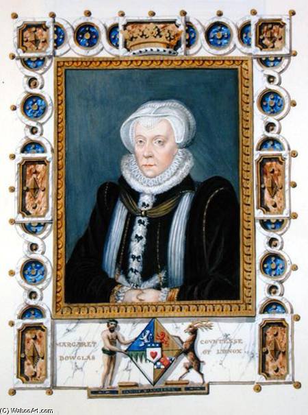 Portrait Of Margaret Douglas Countess Of Lennox — Sarah Countess Of Essex