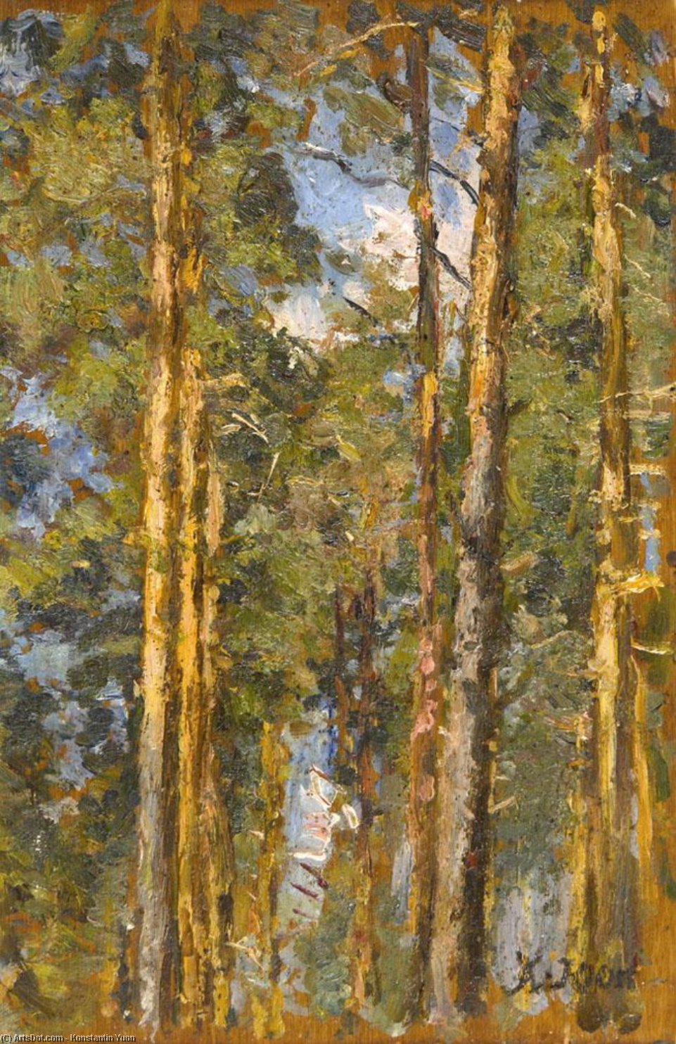 Pine Trees — Konstantin Yuon