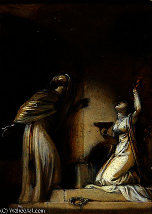 Kneeling Female Figure With A Cup — Robert Smirke